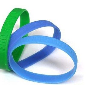 personalized silicone debossed bracelet [SY149]