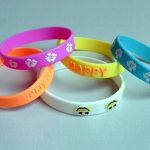 customized silicone emossed bracelet [SY153]