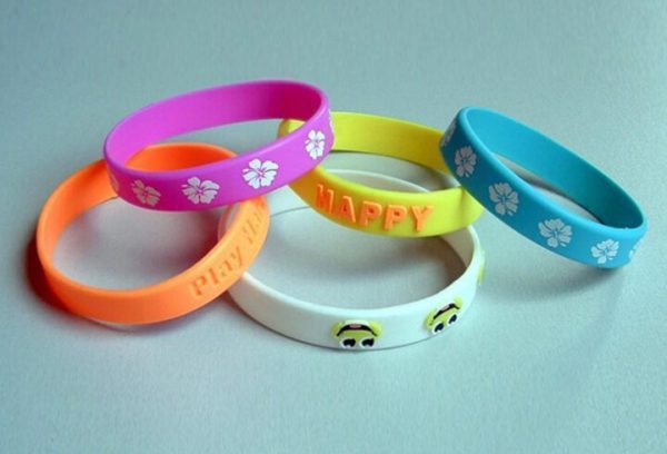 customized silicone emossed bracelet [SY153]