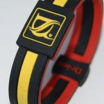 silicone emossed connceted  bracelet [SY154]