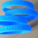 customized sold debossed silicone bracelet [SY162]