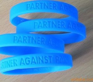 customized sold debossed silicone bracelet [SY162]