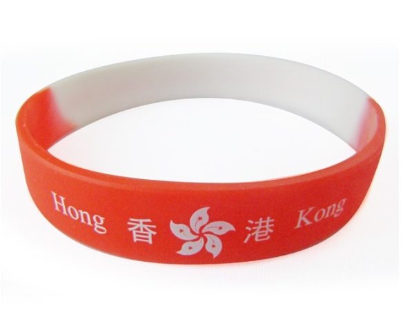 customized silicone segment printing bracelet[SY165]