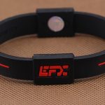embossed hologram silicone wristband [SY168]