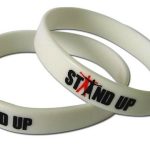 OEM printing 12mm silicone wristband [SY170]