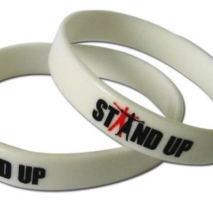 OEM printing 12mm silicone wristband [SY170]