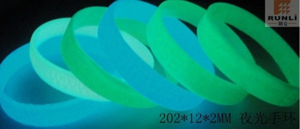 glowing in the dark silicone wristband [SY177]