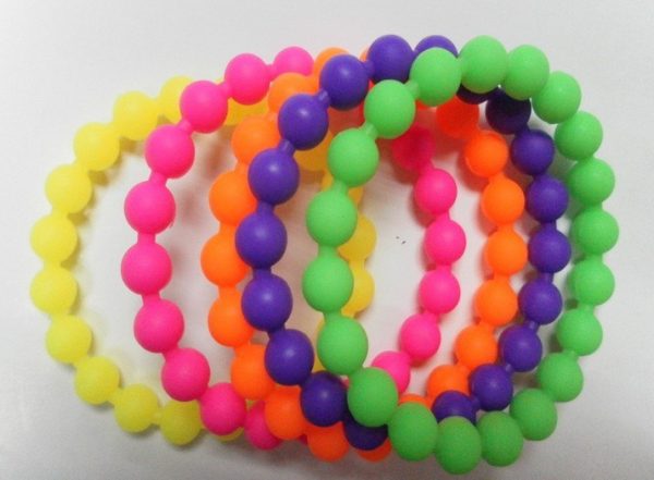 silicone round bead silicone wristband [SY178]