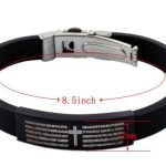 silicone wristband with mental part [SY180]