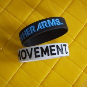 customized ink filling silicone bracelet [SY185]