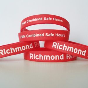 new arrival bulk silicone wristband [SY205]