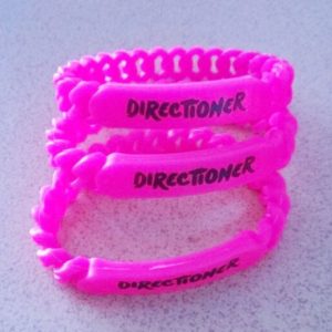 new arrival print twist silicone wristband [SY206]