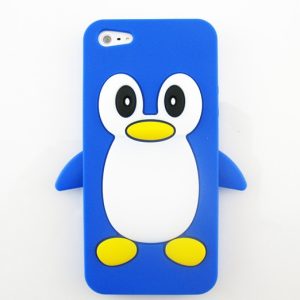 cartoon penguin silicone case[SY0014]