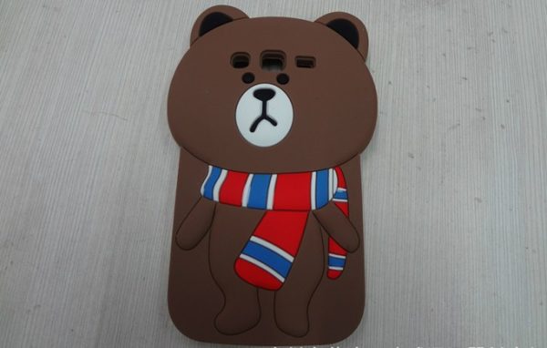 cartoon bear silicone case[SY0023]