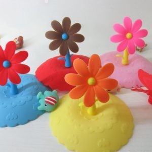 cute silicone cup cap SY276