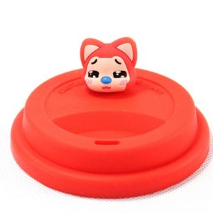 embossed silicone cup cap SY282