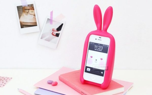 cartoon rabbit silicone case[SY0033]