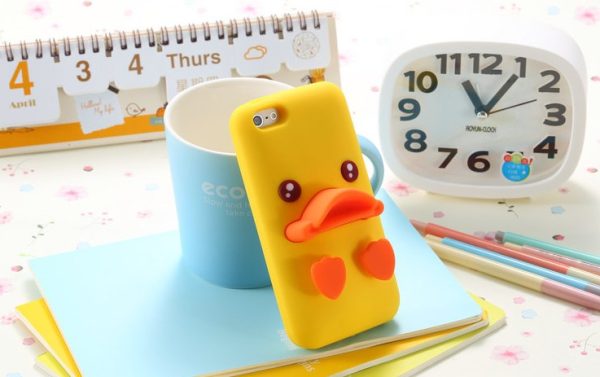 cartoon Rubber Duck silicone case[SY0038]