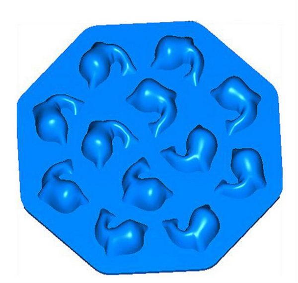 star shaped silicone ice cube tray SY395
