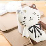 cartoon cat silicone case[SY0041]