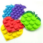 square shaped silicone ice cube tray SY398