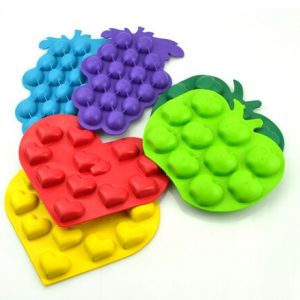square shaped silicone ice cube tray SY398