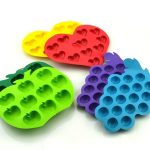 heart shaped silicone ice cube tray SY400
