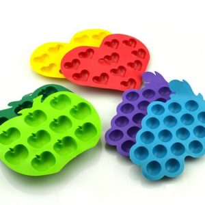 heart shaped silicone ice cube tray SY400