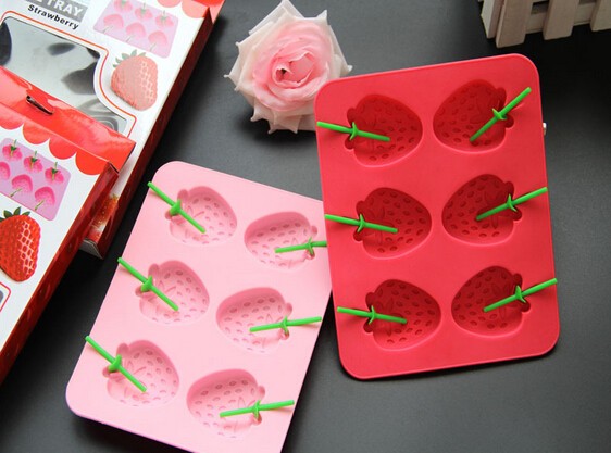 flower shape silicone ice cube tray SY408