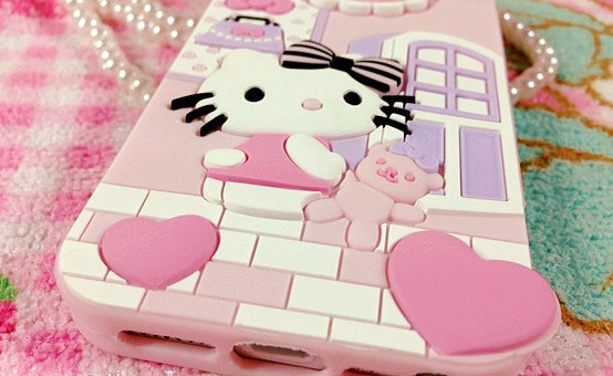 cartoon KT silicone case[SY0044]