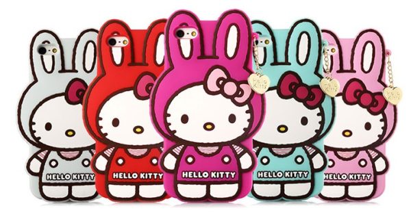 fashion KT rabbit silicone case[SY0049]