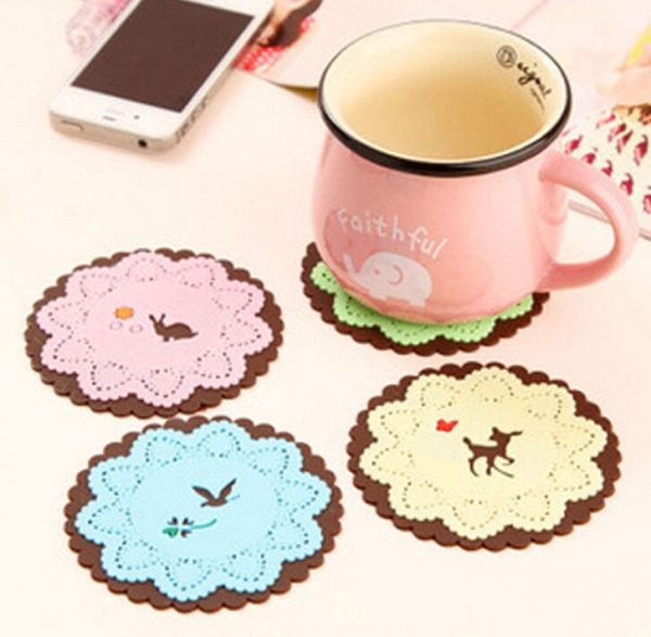non-stick silicone coaster SY330