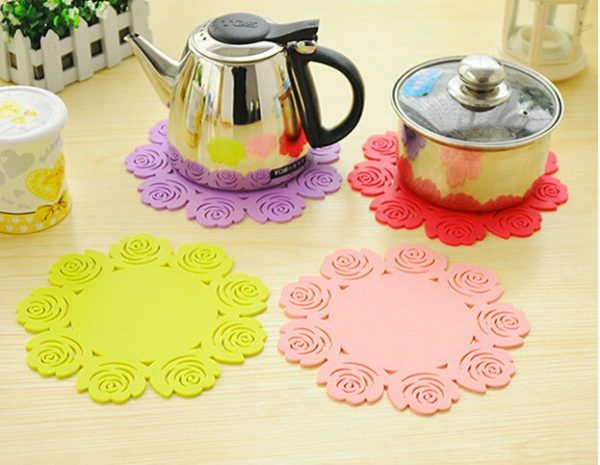 simple design silicone cup mats SY335