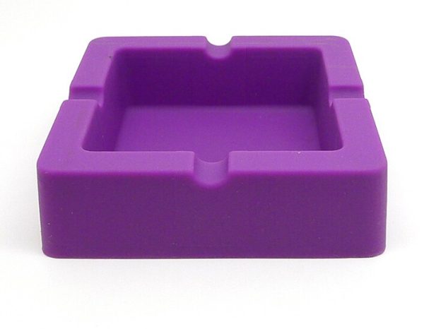 square shape silicone ashtray SY413