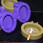 customized silicone ashtray SY416