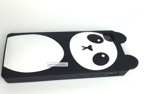 panda silicone iphone case[SY0099]
