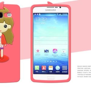 butterfly girl silicone case for samsung[SY00103]