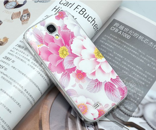 Flower silicone case for samsung[SY00110]