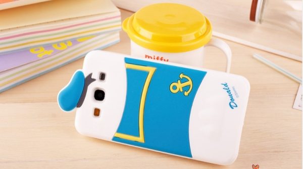 Donald Duck silicone case for samsung[SY00112]