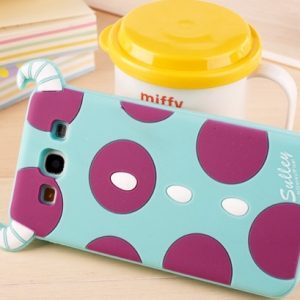 cartoon cow silicone case for samsung[SY00113]