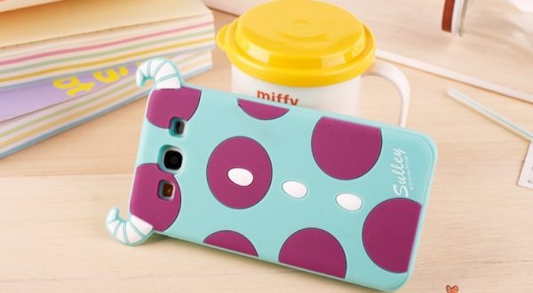 cartoon cow silicone case for samsung[SY00113]