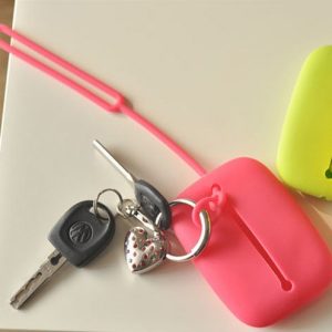 bright-colored Silicone Keychain[SY442]