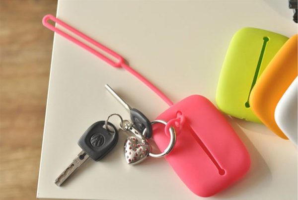 bright-colored Silicone Keychain[SY442]