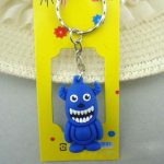 cute monster Silicone Keychain[SY449]