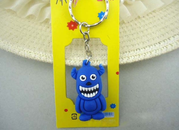 cute monster Silicone Keychain[SY449]