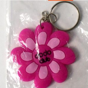 cute flower Silicone Keychain[SY453]