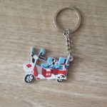 cute motorcycle Silicone Keychain[SY457]