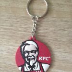cartoon kfc Silicone Keychain[SY461]