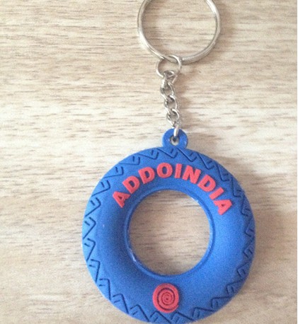 cartoon swim ring Silicone Keychain[SY466]