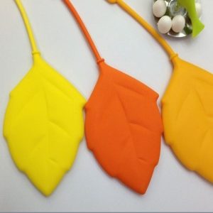 cartoon Leaf Silicone Keychain[SY469]